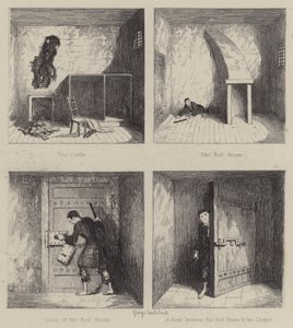 Illustration für Jack Sheppard (Gravur) von George (after) Cruikshank