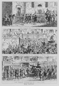 Illustration für Jack Sheppard (Gravur) von George (after) Cruikshank