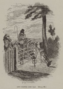 Wie der Herr, so der Knecht von George (after) Cruikshank