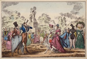 Monstrositäten von 1822 von George (after) Cruikshank