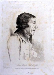 Horace Walpole, 4. Earl of Orford, graviert von William Daniell von George (after) Dance