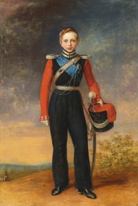Porträt von Zesarewitsch Alexander Nikolajewitsch in der Uniform der Leibgarde der Schwarzmeerkosaken