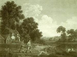 Zwei Herren auf der Jagd, Platte 2 von George (after) Stubbs