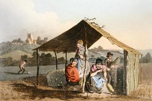 Das Teazle-Feld, aus `Kostüme von Yorkshire