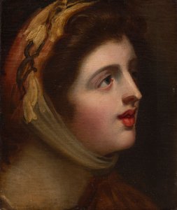 Emma Hamilton als Sensibilität von George (studio of) Romney