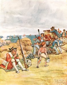 Bei der Belagerung von Belle Isle, Illustration aus 