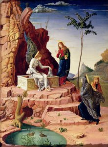 Heilige Frauen am Grab Christi, nach Mantegna, 1869 von George, 9th Earl of Carlisle Howard