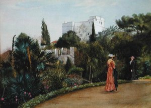 Italienische Landschaft von George 9th Earl of Carlisle Howard