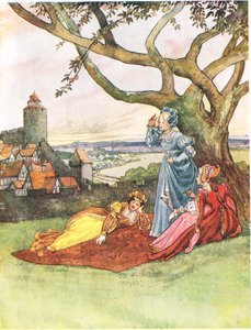 Die drei Prinzessinnen, Illustration aus 