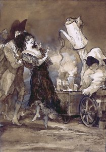 Cafe con leche caliente (nach Goya)