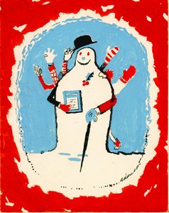 Schneemann mit vielen Armen von George Adamson