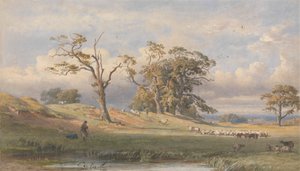 Altes britisches Lager im Bulstrode Park von George Arthur Fripp