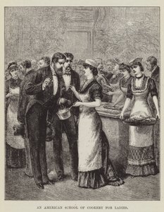 Eine amerikanische Kochschule für Damen von George Augustus Sala