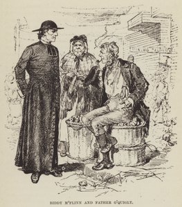 Biddy MFlinn und Vater OQuigly von George Augustus Sala