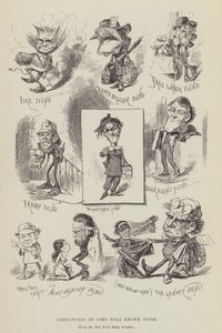 Karikaturen einiger bekannter Typen von George Augustus Sala