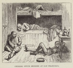 Chinesische Opiumraucher in San Francisco von George Augustus Sala