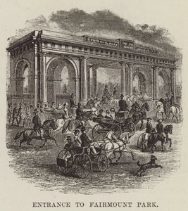 Eingang zum Fairmount Park von George Augustus Sala