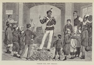 Paradetag, New Orleans von George Augustus Sala