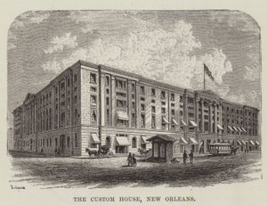 Das Zollhaus, New Orleans von George Augustus Sala