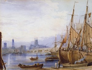Alte London Bridge und Southwark von George B Campion