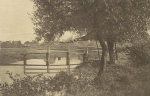 An der Sow in der Nähe von Waltons Haus in Shallowford, 1880er Jahre, gedruckt 1888 von George Bankart