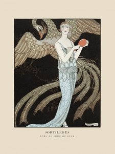 Sortilèges Abendkleid, De Beer (1922) von George Barbier von George Barbier