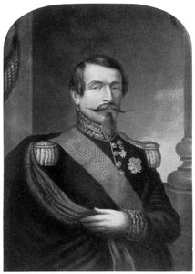 Charles Louis Napoleon Bonaparte, Kaiser der Franzosen, 19. Jahrhundert von George Baxter