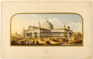 Crystal Palace, New York von George Baxter