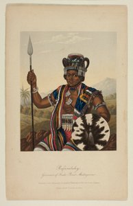 Rafaralahy, Gouverneur von Foule Point Madagaskar von George Baxter