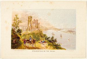 Stolzenfels am Rhein von George Baxter