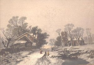 Winter von George Baxter