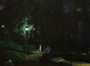 Sommernacht, Riverside Drive von George Bellows