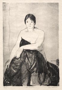 Das Modell, Erster Stein von George Bellows