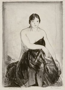 Das Modell, Zweiter Stein von George Bellows