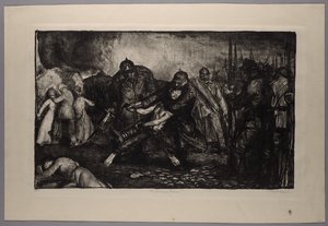 Kriegserie: Die Deutschen kommen von George Bellows