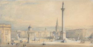 Ein vorgeschlagener Plan für den Trafalgar Square von George Belton Moore