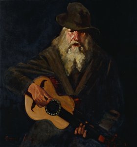 Der Landstreicher-Musiker