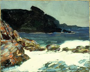 Die Klippe, Elizabeth, Maine von George Benjamin Luks