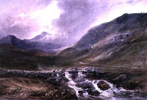 Walisische Berglandschaft von George Bryant Campion