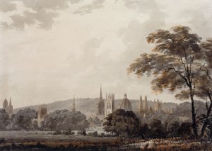 Ansicht der Türme und Spitzen von Oxford, Oxfordshire