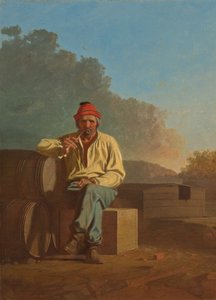 Mississippi Bootsmann von George Caleb Bingham