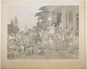 Beweis 1 aus „Die Landtagswahl“ von George Caleb Bingham