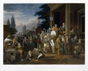 Die Kreiswahl von George Caleb Bingham
