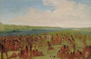 Ballspiel der Frauen, Prairie du Chien, 1835-1836