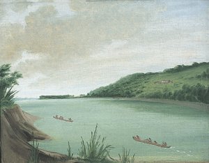Belle Vue, Indianeragentur von Major Dougherty, 870 Meilen oberhalb von St. Louis, 1832