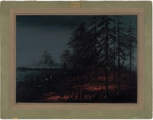 Biwak einer Sioux-Kriegspartei von George Catlin