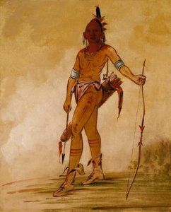 Cáh-he-ga-shín-ga, Kleiner Häuptling von George Catlin