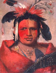 Chee-me-náh-na-quet, Große Wolke, Sohn des Grizzlybären von George Catlin