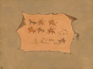 Faksimile eines Pawnee-Doktor-Robes von George Catlin