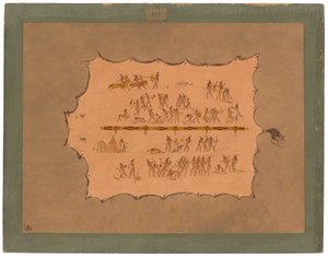 Faksimile eines Sioux-Mantels